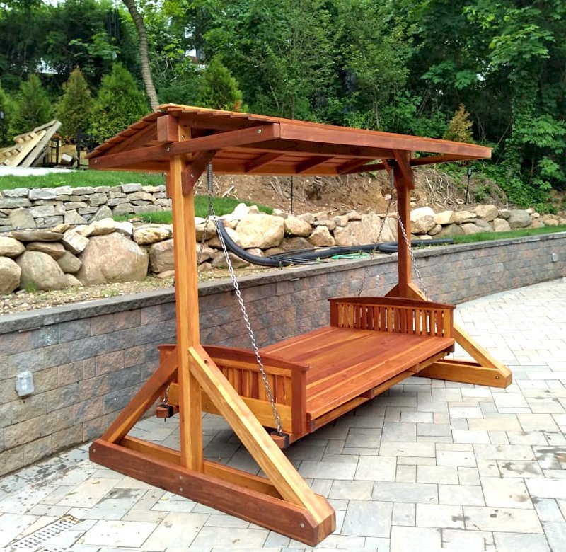 Jhoola Swing Set Forever Redwood